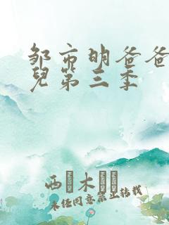 邹市明爸爸去哪儿第三季