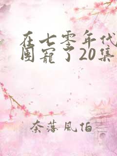 在七零年代我被团宠了20集