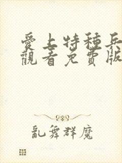 爱上特种兵在线观看免费版