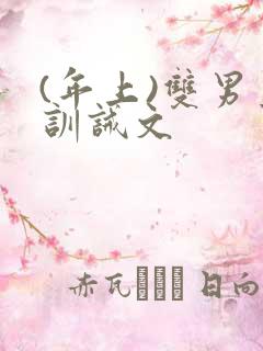 (年上)双男主训诫文
