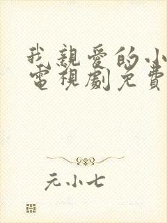 我亲爱的小冤家电视剧免费观看全集