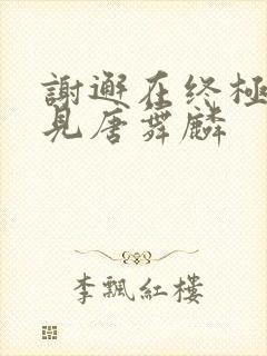 谢邂在终极斗罗见唐舞麟