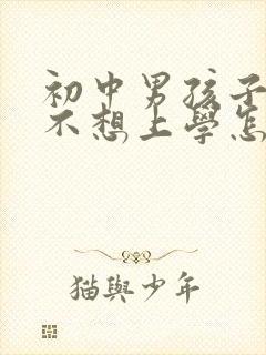 初中男孩子叛逆不想上学怎么办