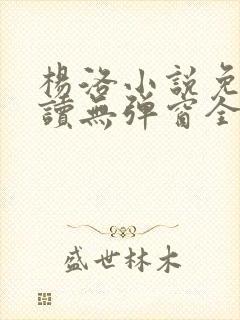 杨洛小说免费阅读无弹窗全文