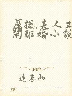 厉总,夫人又在闹离婚小说免费阅读全文