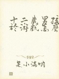 十二岁男孩沉迷于游戏怎么办呢