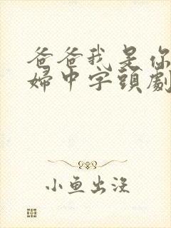 爸爸我是你儿媳妇中字头剧情介绍