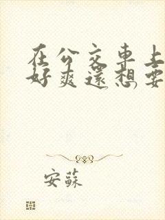在公交车上被插好爽还想要嗯嗯啊啊