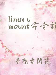 linux umount命令详解