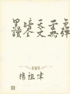 黑暗天子免费阅读全文无弹窗小说