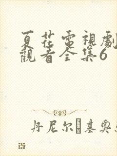 夏花电视剧免费观看全集6