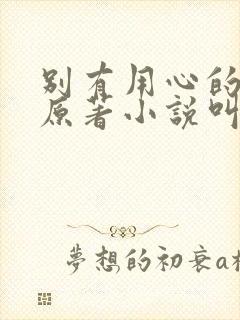 别有用心的妻子原著小说叫什么名字