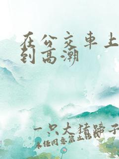 在公交车上被草到高潮