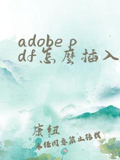 adobe pdf怎么插入空白页