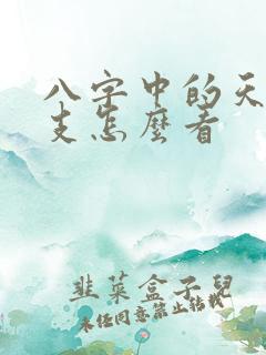 八字中的天干地支怎么看