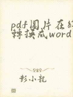 pdf图片在线转换成word免费版