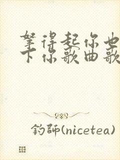 拿得起你也放得下你歌曲歌词