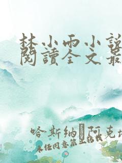 林小雨小说免费阅读全文最新章节