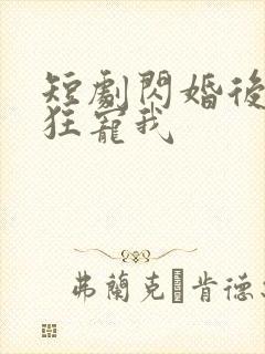 短剧闪婚后大叔狂宠我