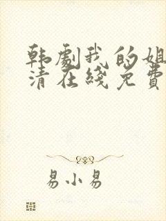 韩剧我的姐姐高清在线免费观看