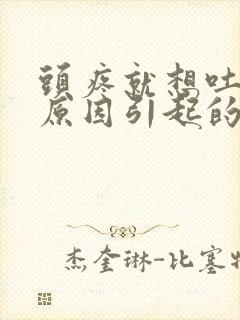 头疼就想吐什么原因引起的