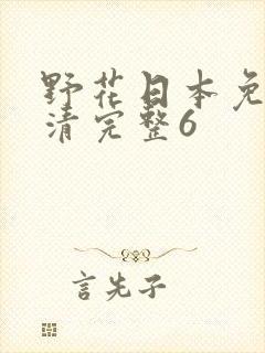 野花日本免费高清完整6