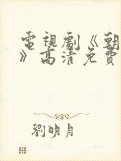 电视剧《朝雪录》高清免费观看
