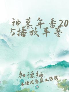神墓年番2025播放平台