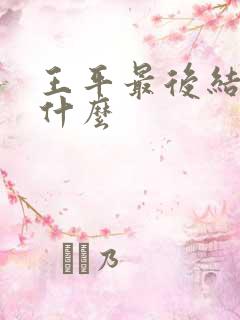 王平最后结局是什么
