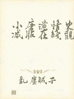 小唐璜情史未删减版在线观看