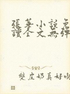 张华小说免费阅读全文无弹窗