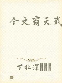 全文霸天武魂