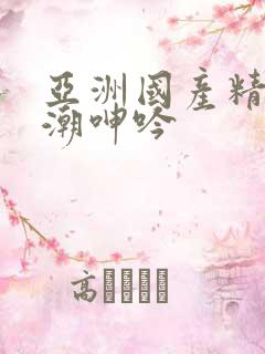 亚洲国产精品高潮呻吟