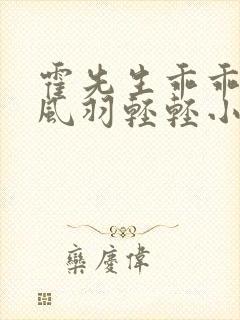 霍先生乖乖宠我风羽轻轻小说目录