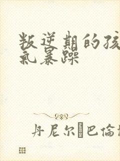 叛逆期的孩子脾气暴躁