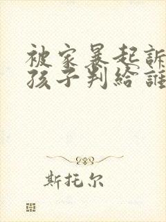 被家暴起诉离婚孩子判给谁