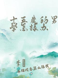 十五岁的男孩厌学怎样办