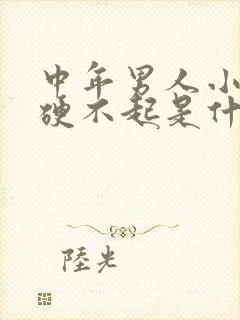 中年男人小弟弟硬不起是什么原因