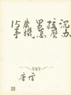 15岁男孩沉迷手机怎么办