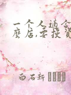 一个人适合开什么店,要投资小的