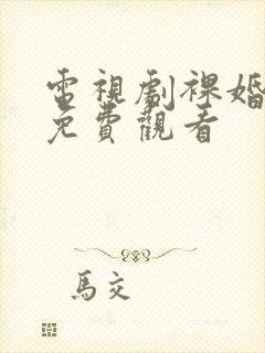 电视剧裸婚之后免费观看