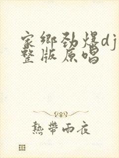 家乡劲爆dj完整版原唱