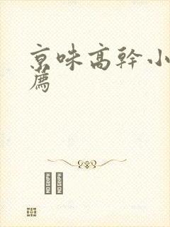 京味高干小说推荐