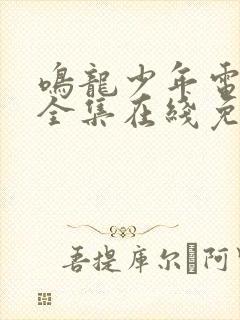 鸣龙少年电视剧全集在线免费观看