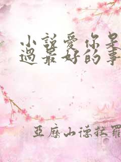 小说爱你是我做过最好的事免费阅读