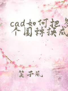 cad如何把多个图转换成pdf