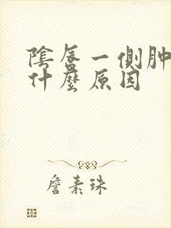 阴唇一侧肿大是什么原因
