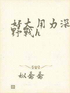 好大用力深一点野战h