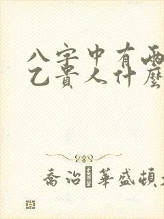 八字中有两个天乙贵人什么意思