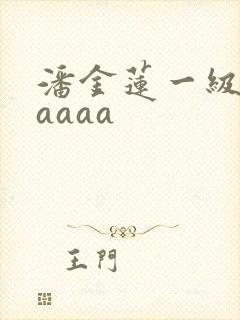 潘金莲一级aaaaaa